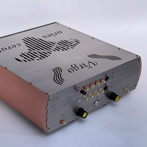 Aries Cerat Virgo Two Chassis Pre Amplifier-back-open