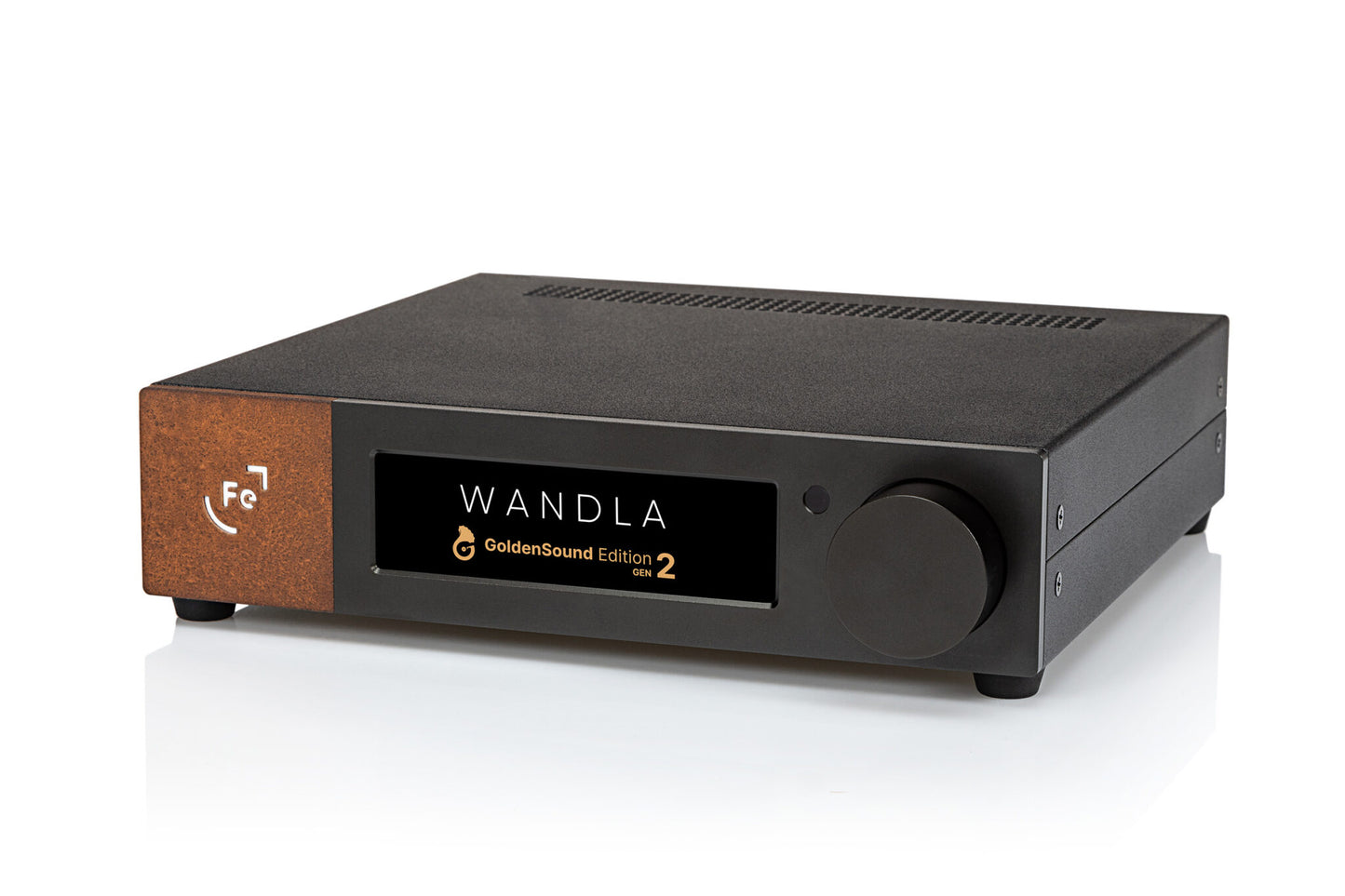 Ferrum WANDLA GoldenSound Gen 2 Edition DAC/PREAMP-black-front-side