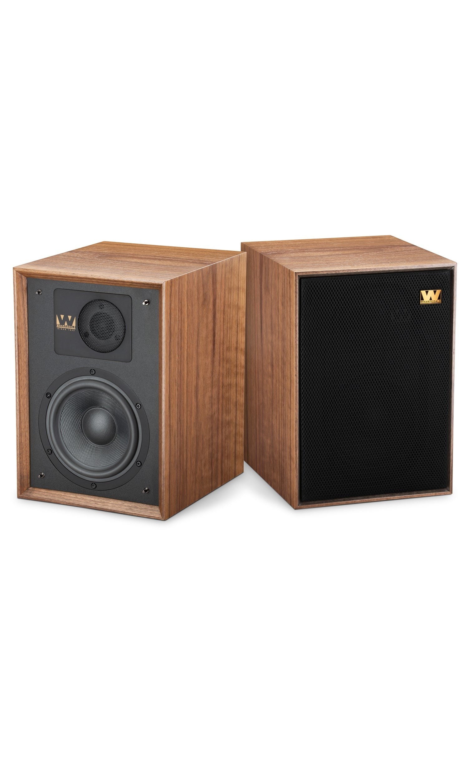 Wharfedale Denton 85th Anniversary Bookshelf Speakers (Pair) walnut