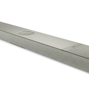 KEF XIO Soundbar- Silver Grey-side