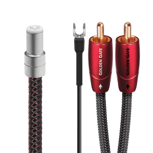 Audioquest Golden Gate Tonearm Cable-Straight 5P JIS to RCA