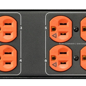 Audioquest Powerquest 707 Schuko - 12-Outlet Power Conditioner-black -rear