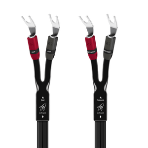AudioQuest Rocket 22 Full-Range Speaker Cable (Pair)-Silver-multi-spade