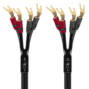 AudioQuest Rocket 22 Single BiAmp Speaker Cable (Pair)-gold-multi-spade