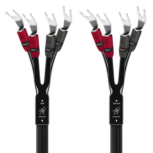 AudioQuest Rocket 22 Single BiAmp Speaker Cable (Pair)-silver-multi-spade