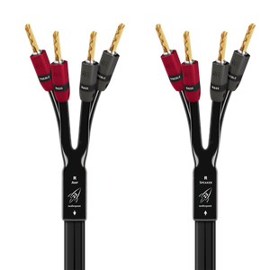 AudioQuest Rocket 22 Single BiAmp Speaker Cable (Pair)-gold-banana