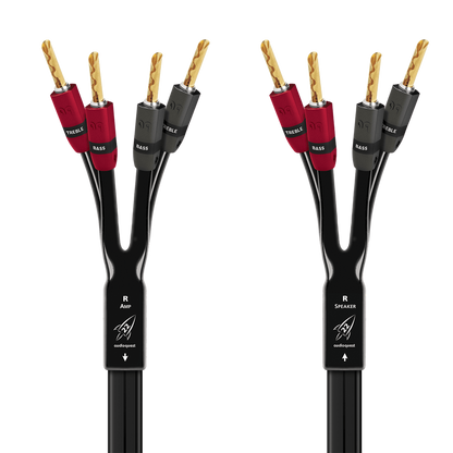 AudioQuest Rocket 22 Single BiAmp Speaker Cable (Pair)-gold-banana