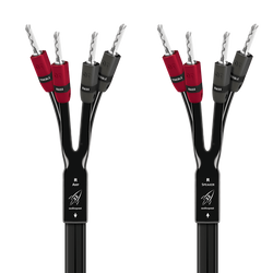 AudioQuest Rocket 22 Single BiAmp Speaker Cable (Pair)- silver -banana