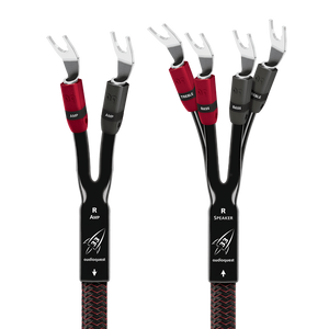 AudioQuest Rocket 33 Single-BiWire Speaker Cable-spade-silver