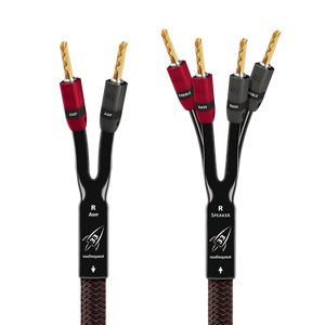 AudioQuest Rocket 33 Single-BiWire Speaker Cable-banana-gold