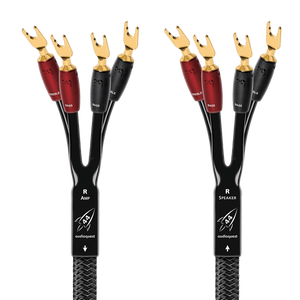 AudioQuest Rocket 44 Single BiAmp Speaker Cable-gold-multi-spade