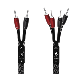 AudioQuest Rocket 44 Single-BiWire Speaker Cable-banana-silver