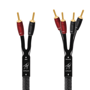 AudioQuest Rocket 44 Single-BiWire Speaker Cable-gold-banana