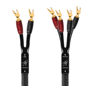 AudioQuest Rocket 44 Single-BiWire Speaker Cable-gold-multispade