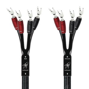 AudioQuest Rocket 88 Single BiAmp Speaker Cable -silver-multi-spade