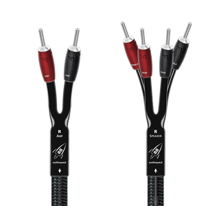 AudioQuest Rocket 88 Single-BiWire Speaker Cable-silver-banana