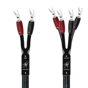 AudioQuest Rocket 88 Single-BiWire Speaker Cable-silver-multi-spade