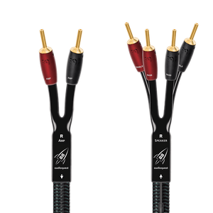 AudioQuest Rocket 88 Single-BiWire Speaker Cable-gold-banana