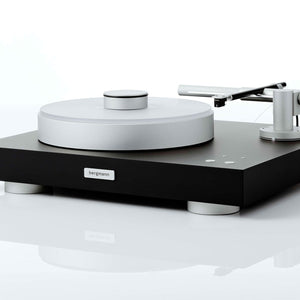 Bergmann Mange Anniversary Edition Airbearing Turntable & Linear Tracking Airbearing Tonearm-black-plinth