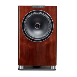 Fyne Audio F701 Bookshelf Speaker-front-walnut