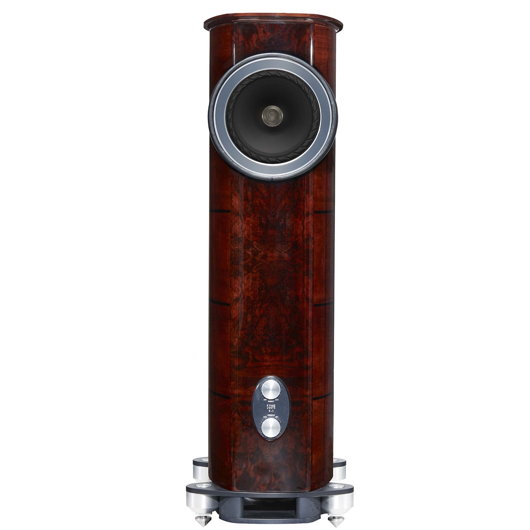 Fyne Audio F1-10S Floorstanding Speaker-front-walnut