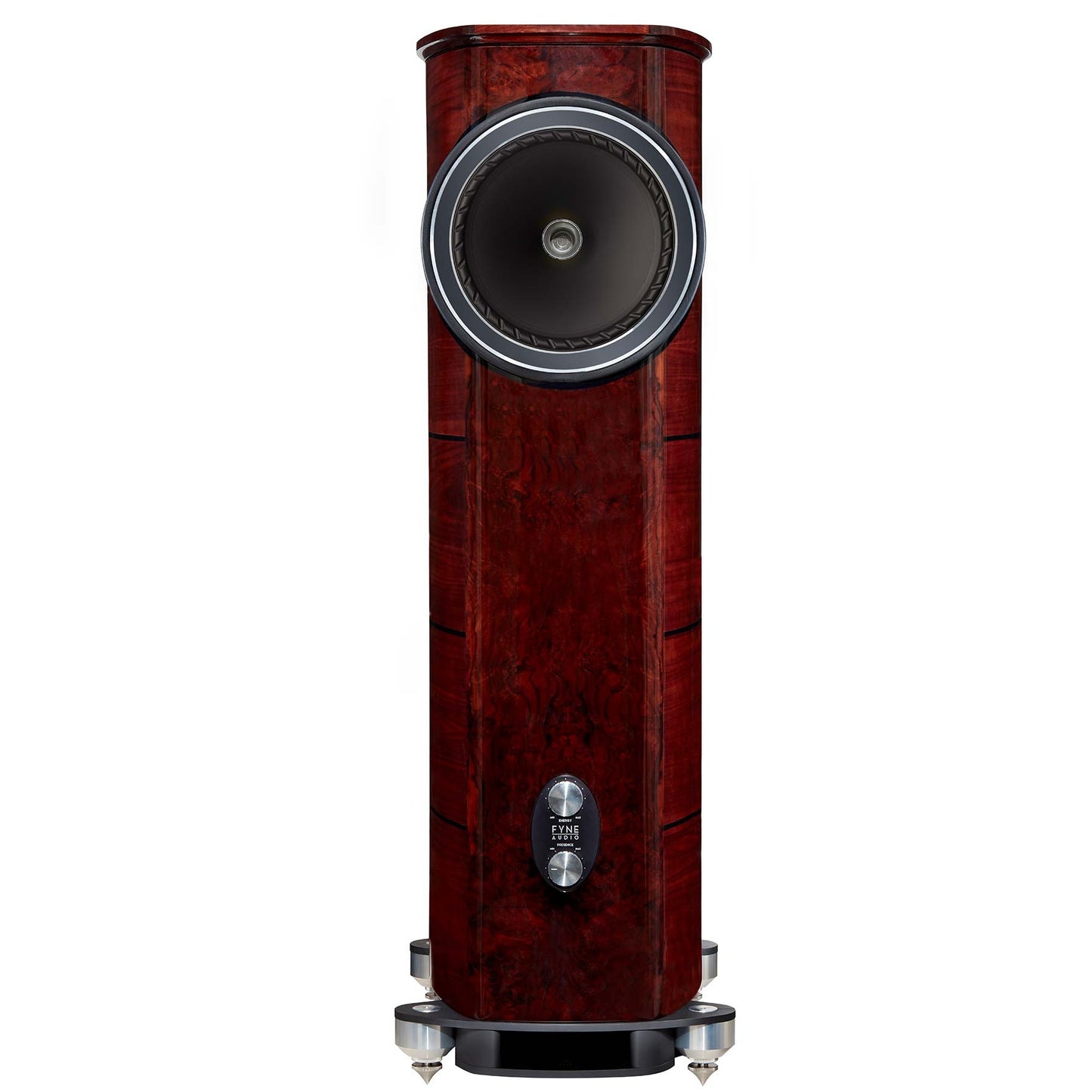 Fyne Audio F1-12S Floorstanding Speaker-front-walnut