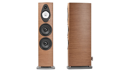 Sonus faber Sonetto VIII G2 Floorstanding Speakers (Pair) - walnut- front - side