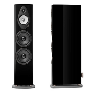 Sonus faber Sonetto VIII G2 Floorstanding Speakers (Pair) Black- front - side
