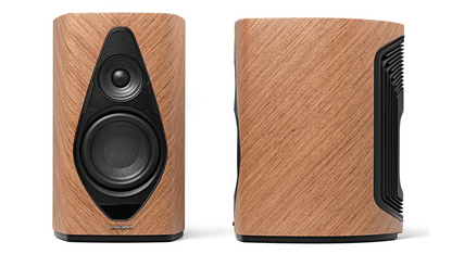 Sonus Faber Duetto Wireless Speaker
- Walnut- front - side