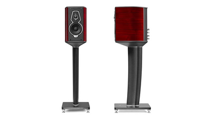 Sonus Faber Guarneri G5 Standmount Loudspeaker (Pair) - red-with stands
