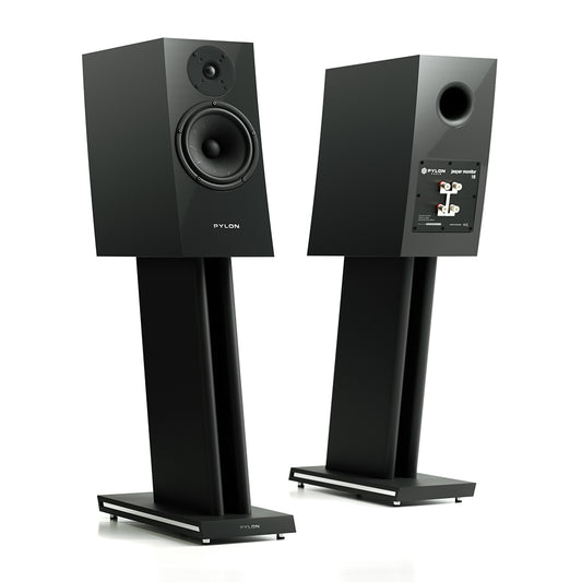 Pylon Audio Jasper monitor 18 Bookshelf Speakers-black