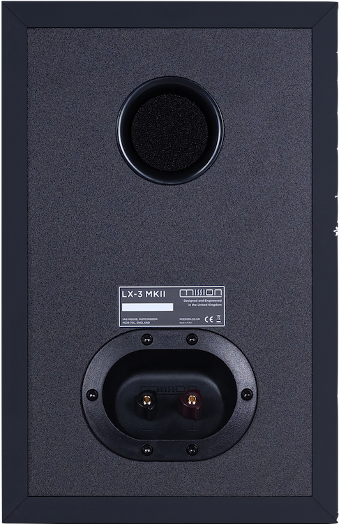 Mission LX-3 MkII Bookshelf Speakers (Pair) back