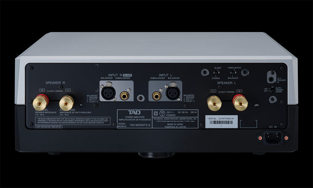 TAD EVOLUTION POWER AMPLIFIER TAD-M2500TX-rear