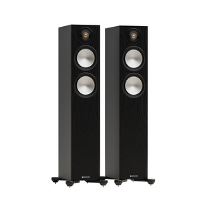 Monitor Audio Bronze 300 7G Floorstanding Speakers-black-front