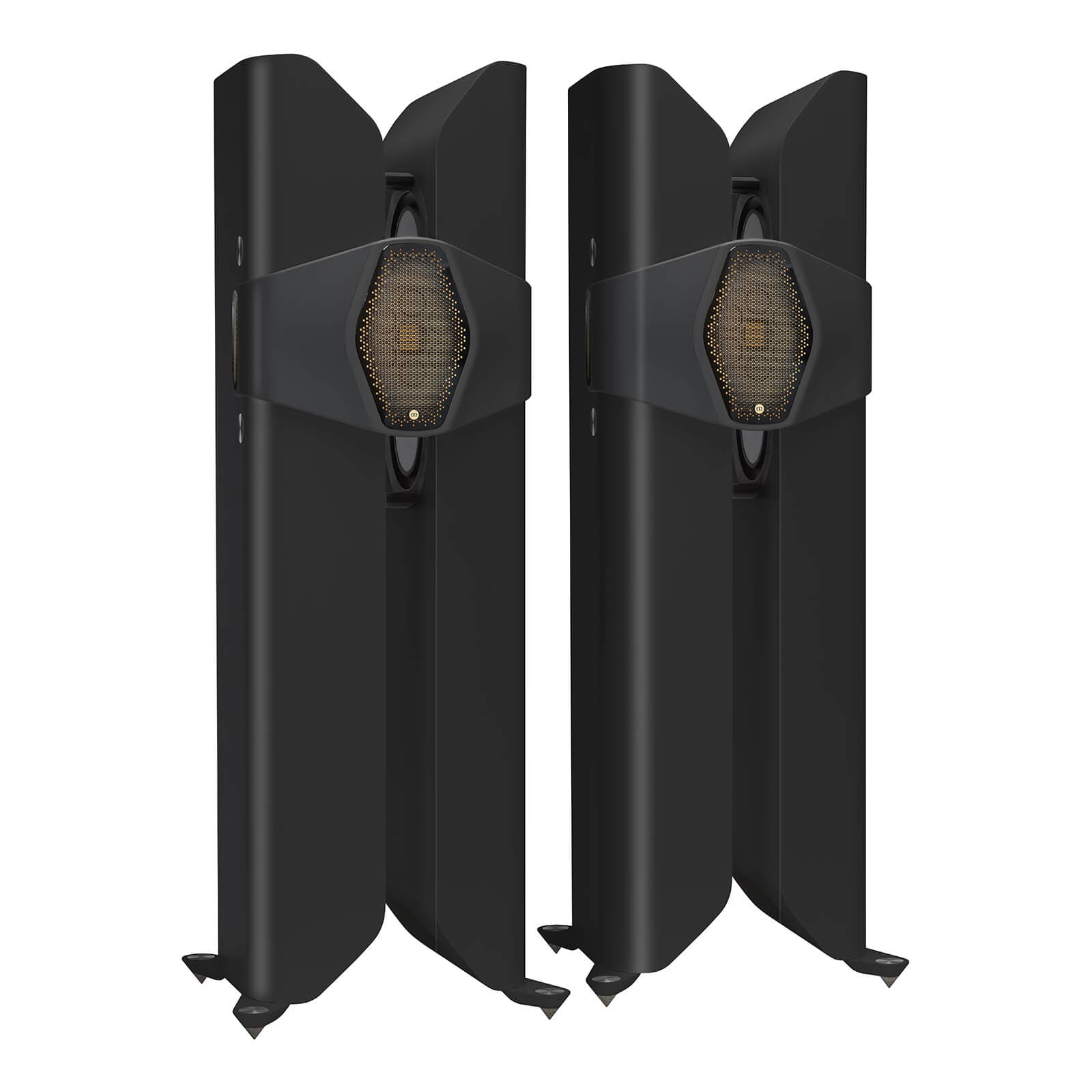 Monitor Audio Hyphn Floorstanding Speakers - Matte Black