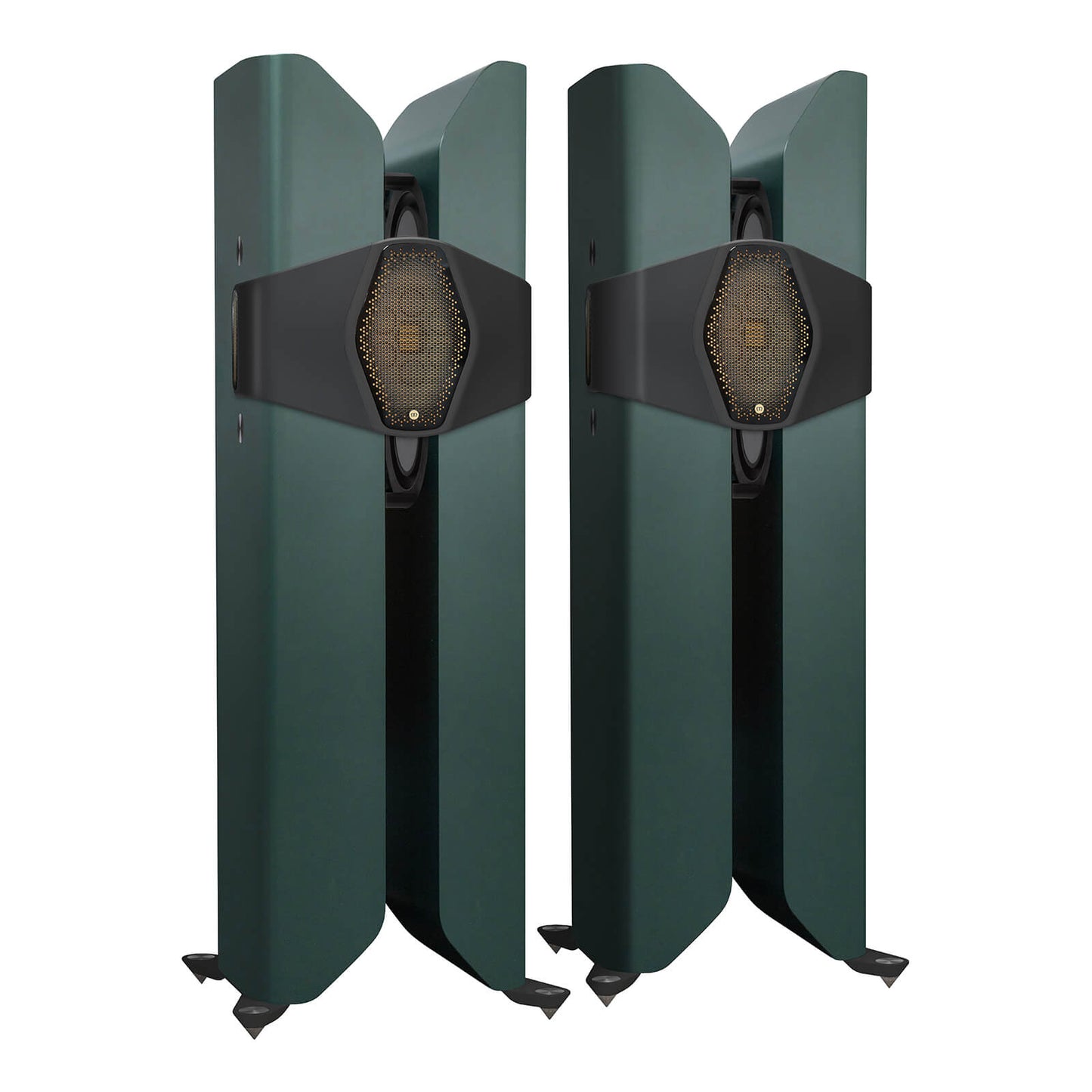Monitor Audio Hyphn Floorstanding Speakers - Matte Heritage Green