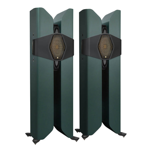 Monitor Audio Hyphn Floorstanding Speakers - Matte Heritage Green