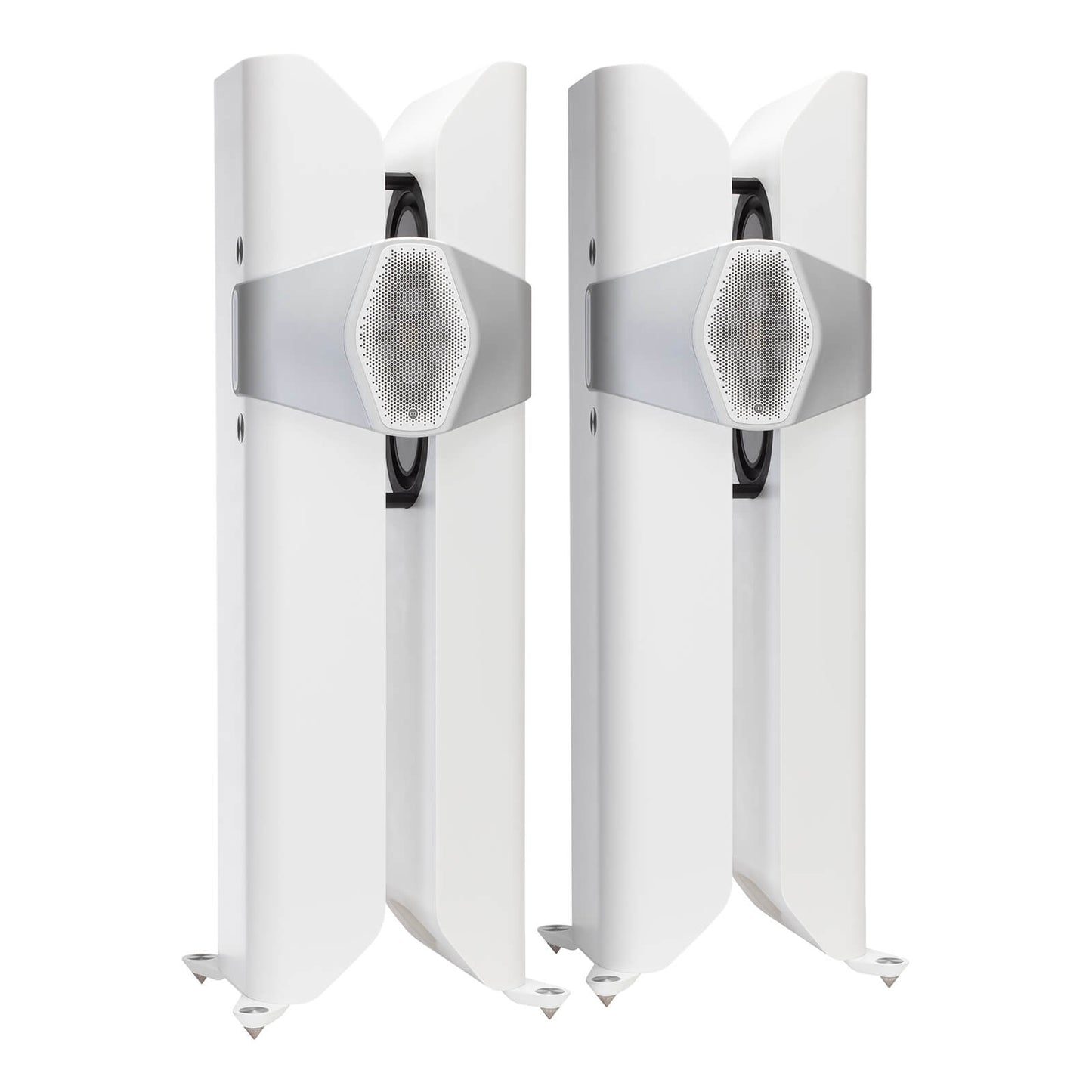Monitor Audio Hyphn Floorstanding Speakers - Pure Satin White