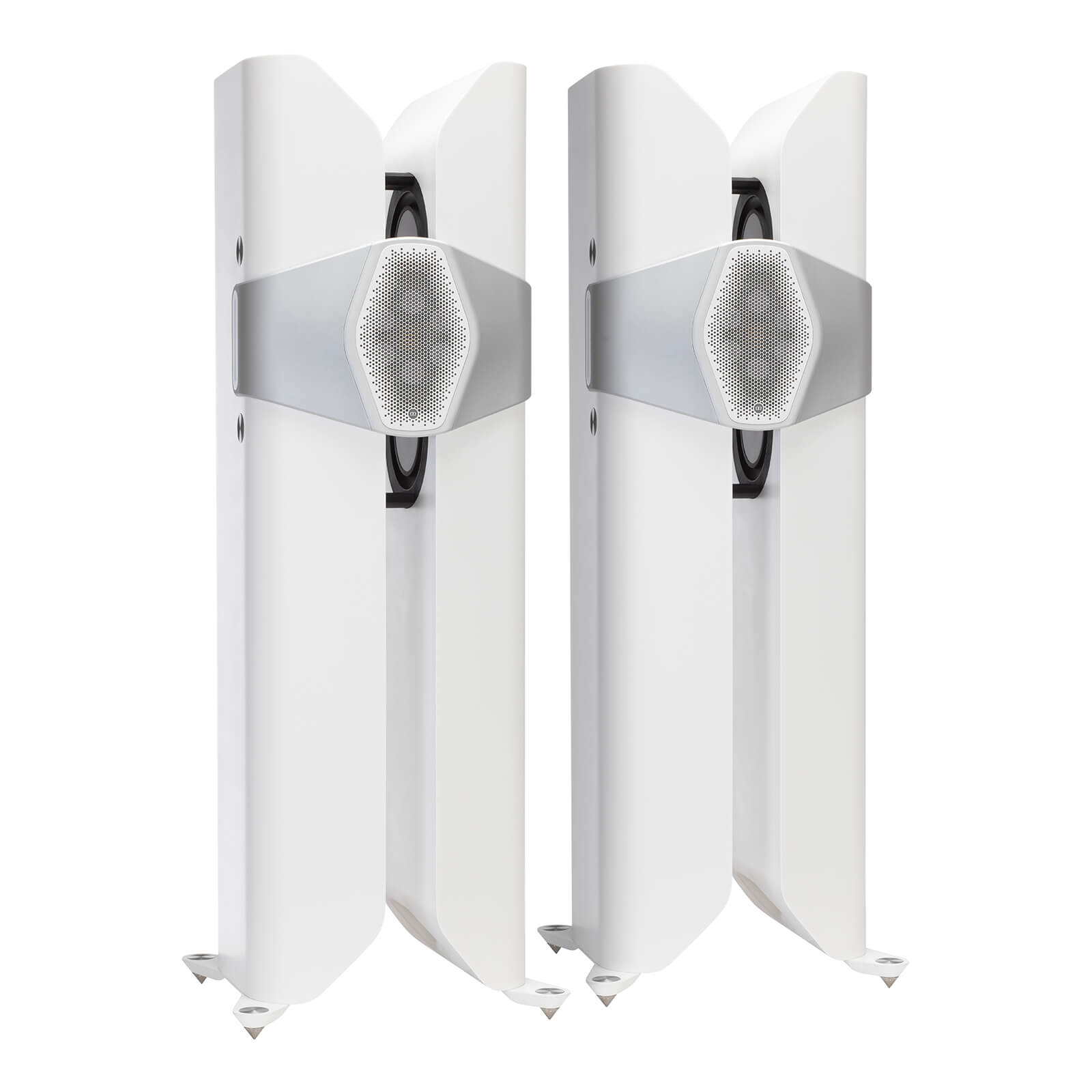 Monitor Audio Hyphn Floorstanding Speakers - Pure Satin White