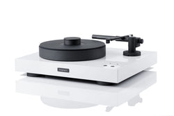 Bergmann Mange Anniversary Edition Airbearing Turntable & Linear Tracking Airbearing Tonearm-white-plinth