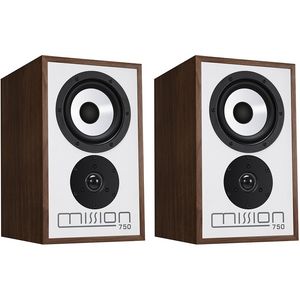 Mission 750 Bookshelf Speakers (Pair) walnut