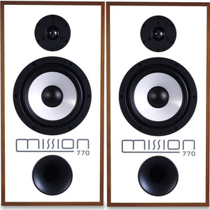 Mission 770 Bookshelf Speakers (Pair)walnut