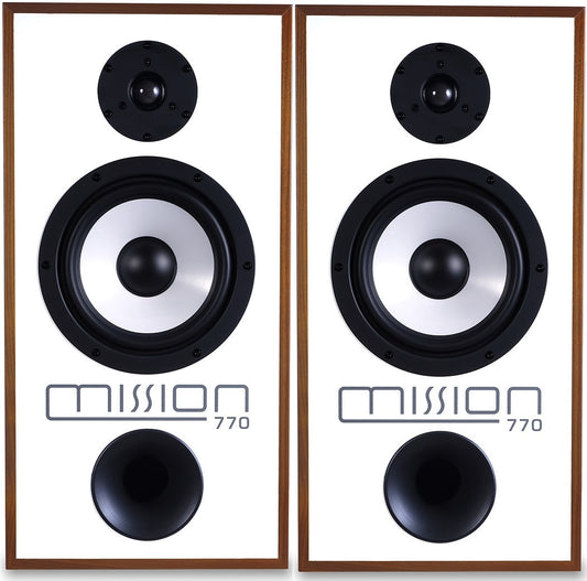 Mission 770 Bookshelf Speakers (Pair)walnut