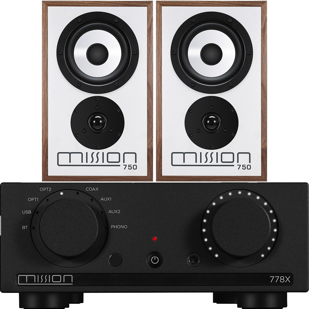 Mission Amplifier Mission 778X Integrated Amp & 750 Speakers Package – Nintronics UK
