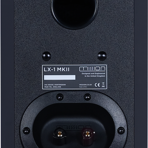 Mission LX-1 MkII Bookshelf Speakers rear