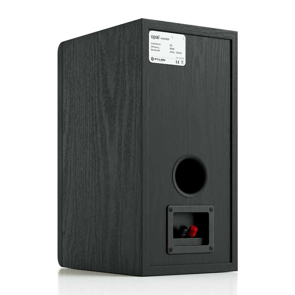 Pylon Audio Opal Monitor Bookshelf Speakers-back