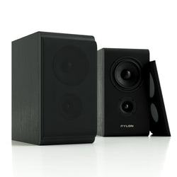 Pylon Audio Opal Sat Satellite Speakers - Black Ash