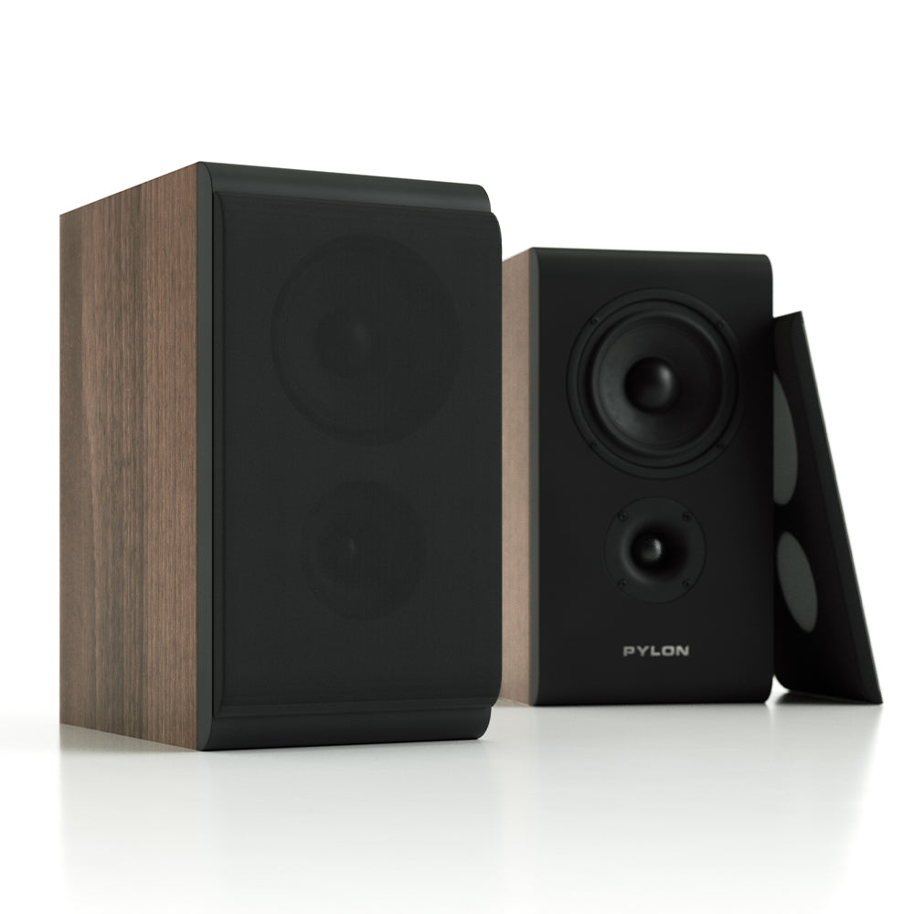 Pylon Audio Opal Sat Satellite Speakers - Walnut