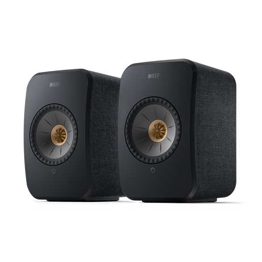KEF LSX II - Wireless HiFi System -carbon black
