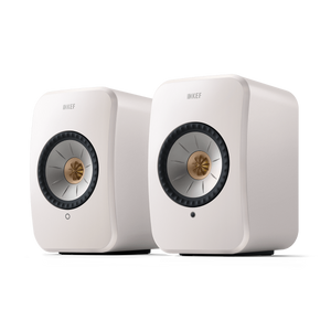 KEF LSX II - Wireless HiFi System - mineral white